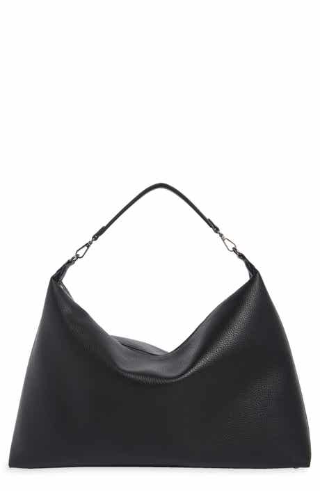 Faux Leather Hobo Bag