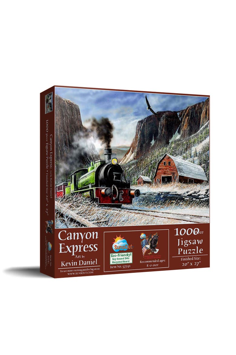 Canyon Express 1000 piece Jigsaw Puzzle for Adults, Main, color, Multicolor