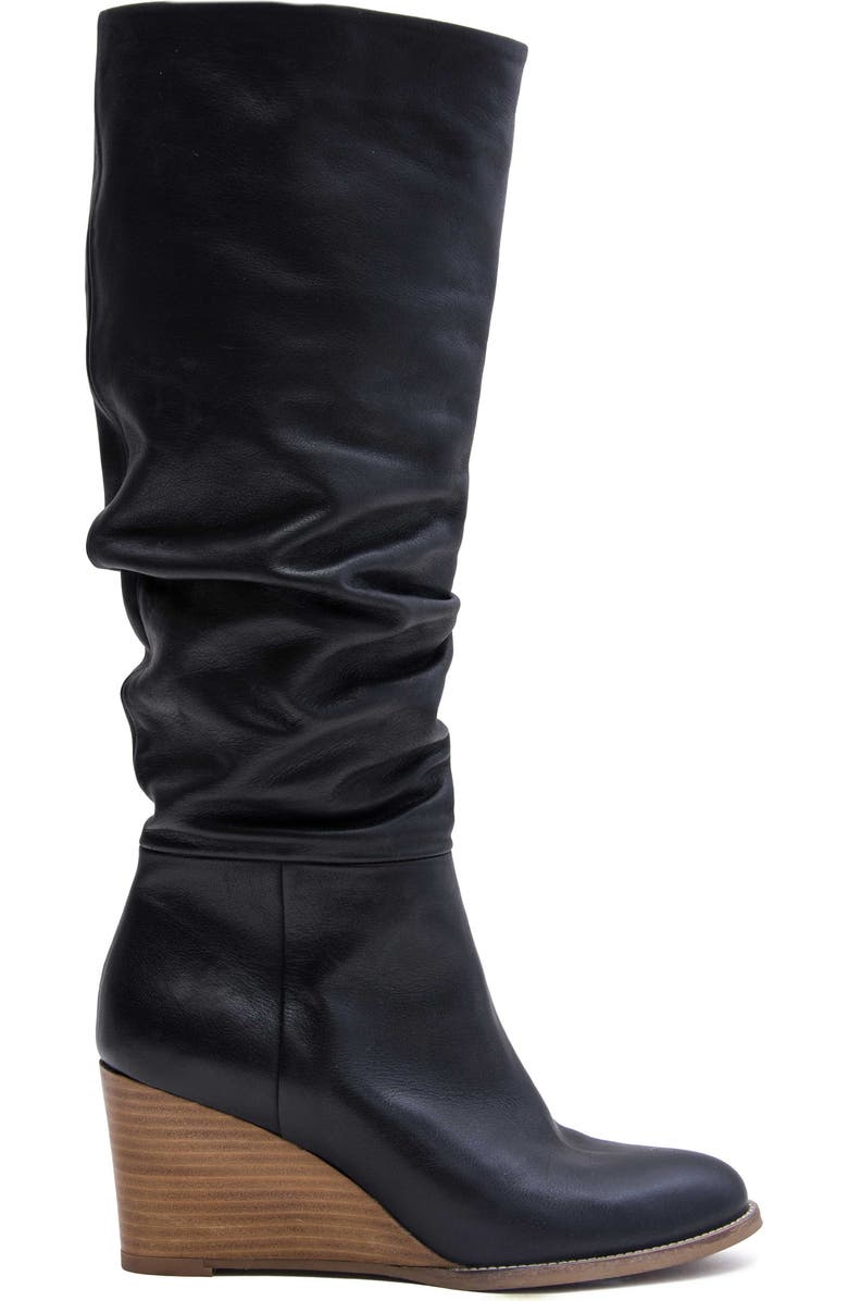 André Assous Saffi Slouch Wedge Boot, Alternate, color,