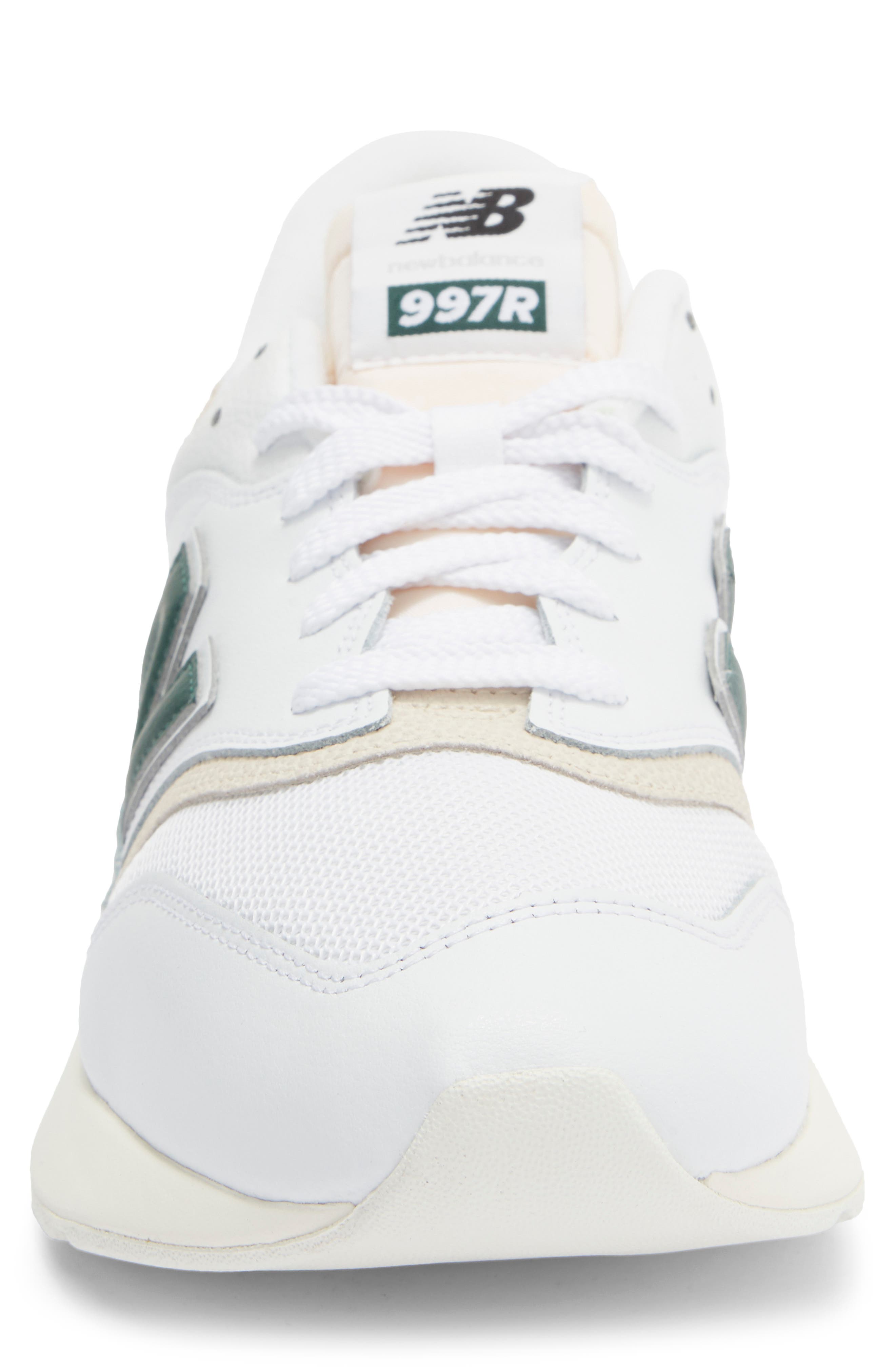 Gender Inclusive 997R Sneaker, Alternate, color, WHITE/ NIGHT WATCH GREEN