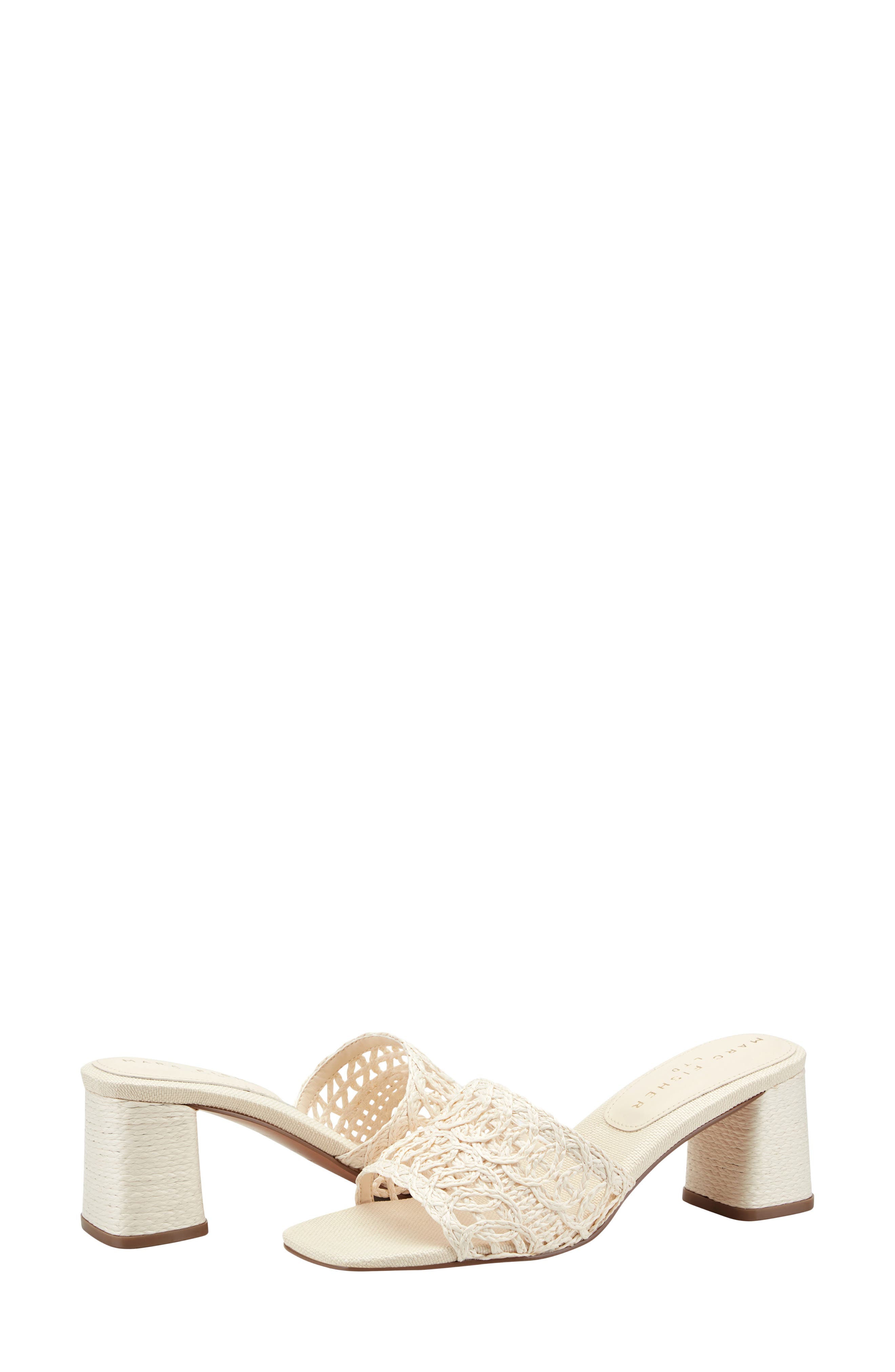Marc Fisher LTD Follie Sandal, Alternate, color, Ivory