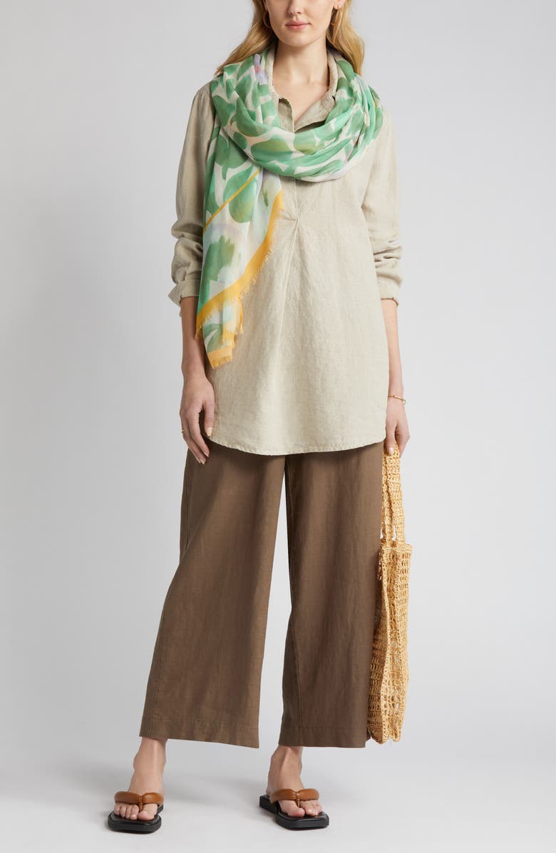 Masai Copenhagen Gaby Linen Tunic Shirt, Main, color,