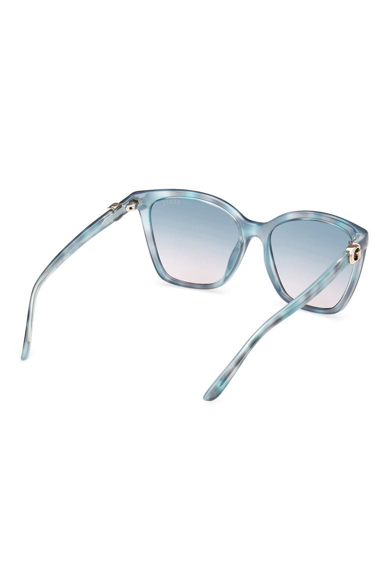 Square Sunglasses, Alternate, color, BLUE/ OTHER / GRADIENT BLUE