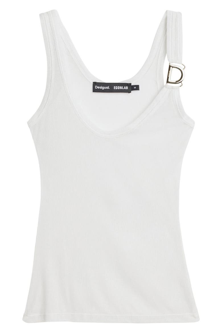 Hardware Rib Tank, Alternate, color, WHITE