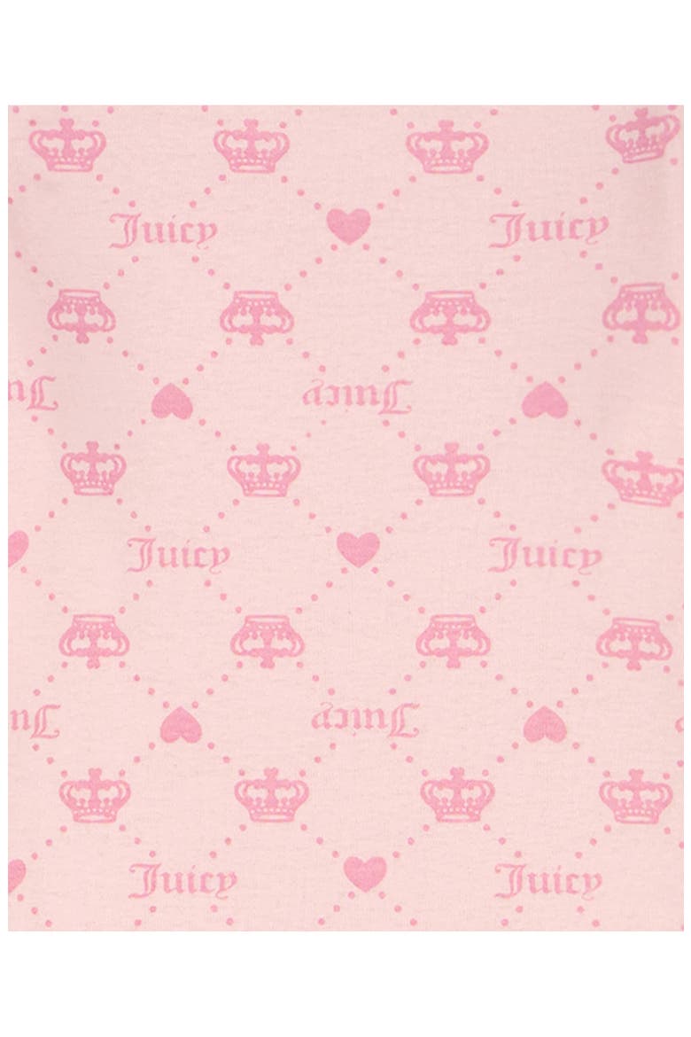 3-Pack Juicy Logo Bodysuits Set, Alternate, color, PINK