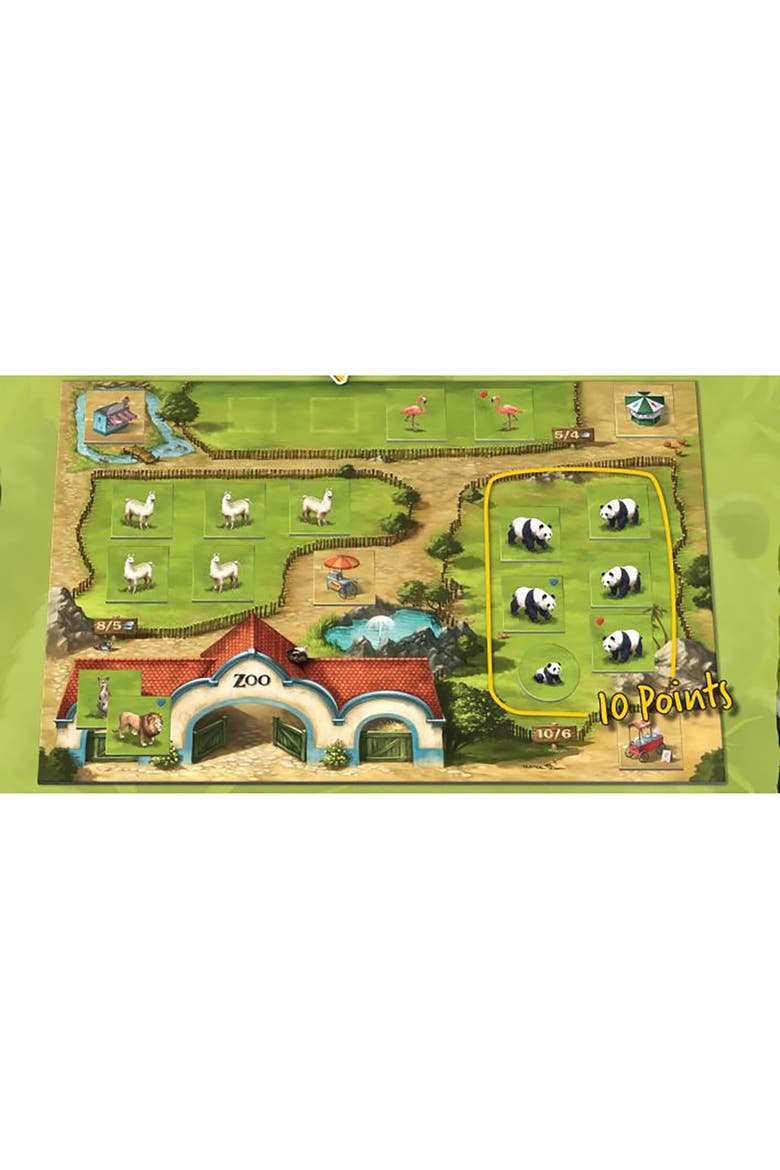Rio Grand Games Zooloretto Animal Set Collecting Card Game, Age 14+, Alternate, color, Multicolored