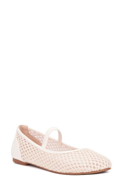 Lara Woven Ballet Flat (Women)