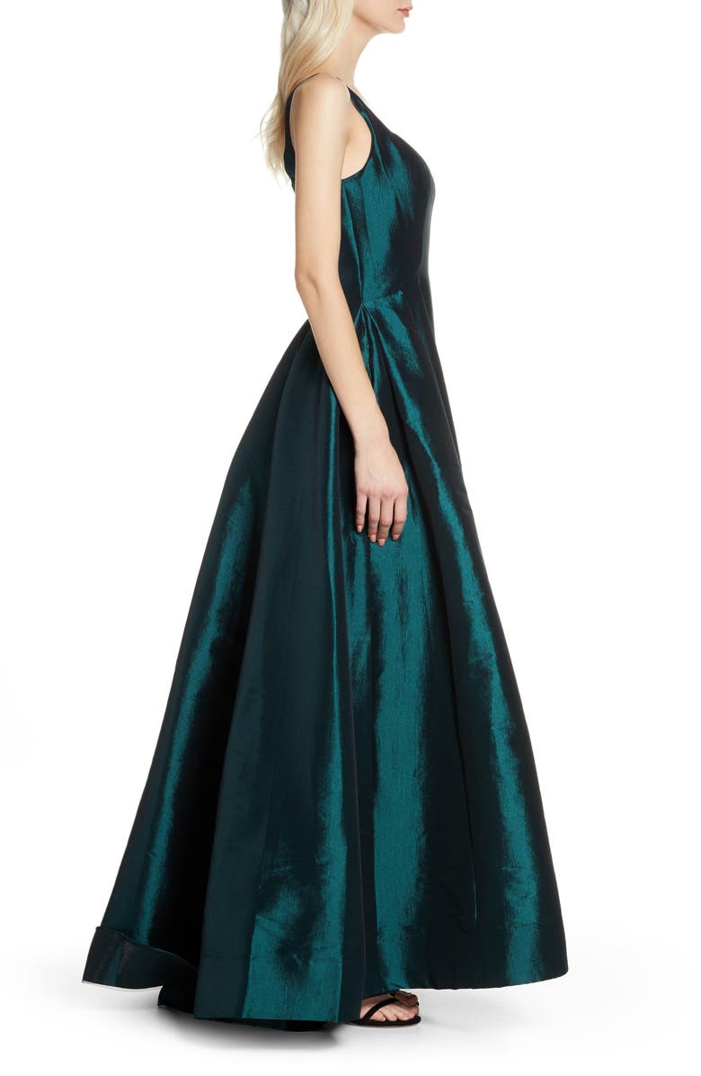 Mac Duggal Front Slit Ballgown with Train, Alternate, color, 