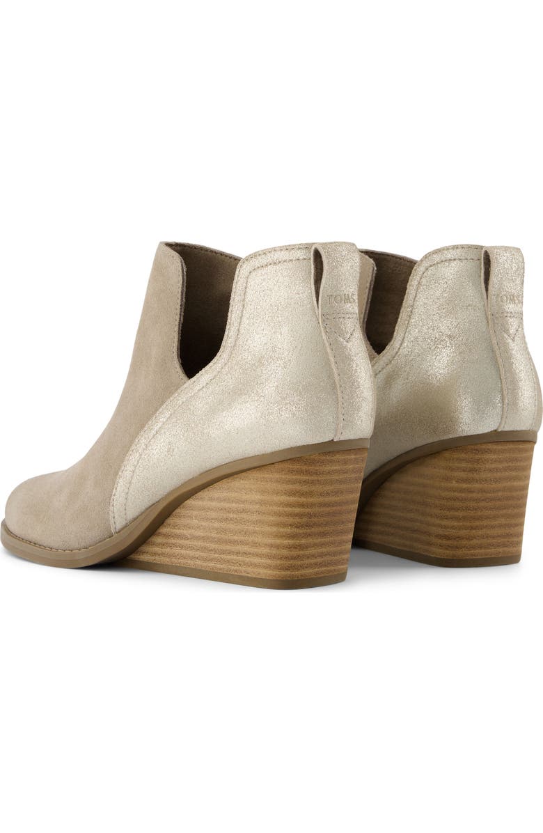 TOMS Gwen Wedge Bootie, Alternate, color, Natural