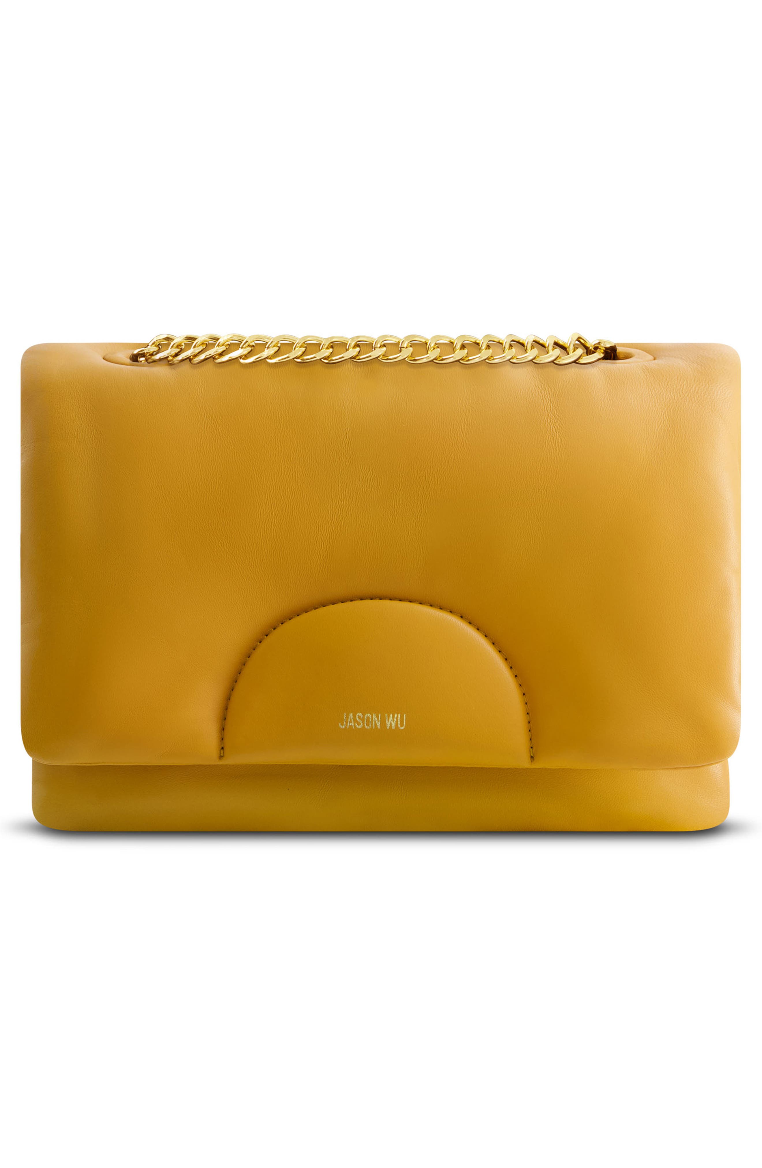 Convertible Chain Shoulder Bag, Alternate, color, CUB YELLOW