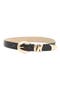 Sculptural Faux Leather Belt