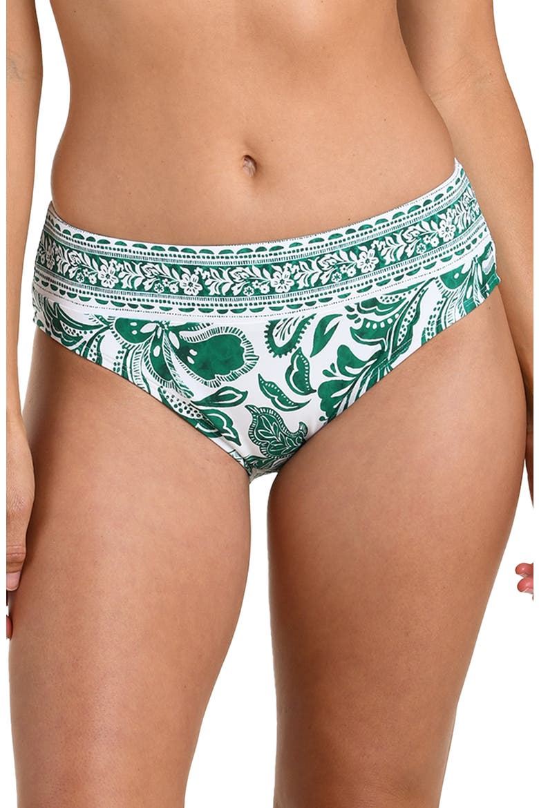 Botanical Brocade Bikini Bottoms, Main, color, JUNGLE
