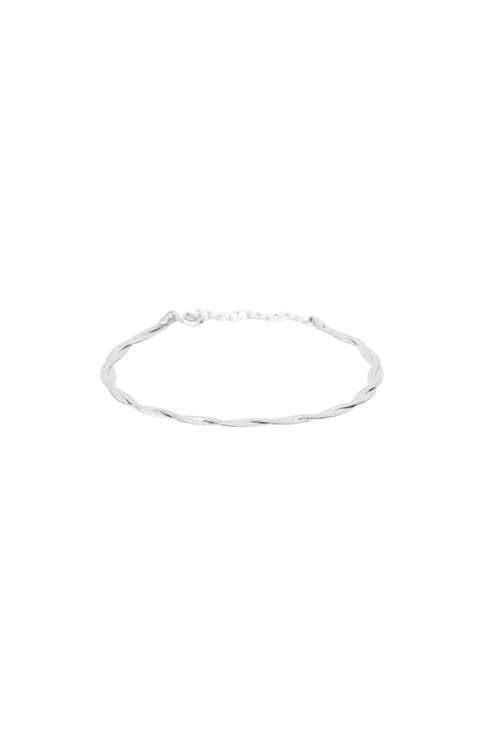 18k Gold Plating over Sterling Silver Cass Chain Bracelet Trendy Minimalist Jewelry Unique
