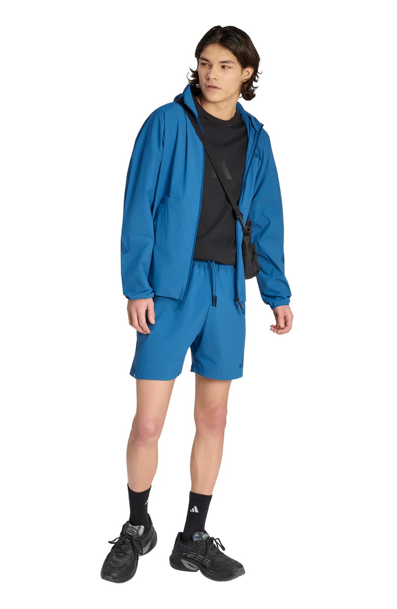 adidas Z.N.E. Woven Drawstring Shorts, Alternate, color, Dusky Petrol/ /