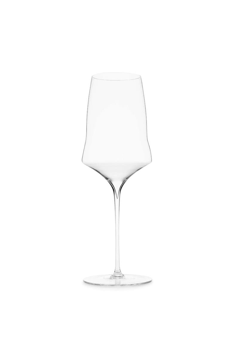 Josephinenhütte Josephine No. 1 White Wine Glass Set of 2, Main, color, Clear