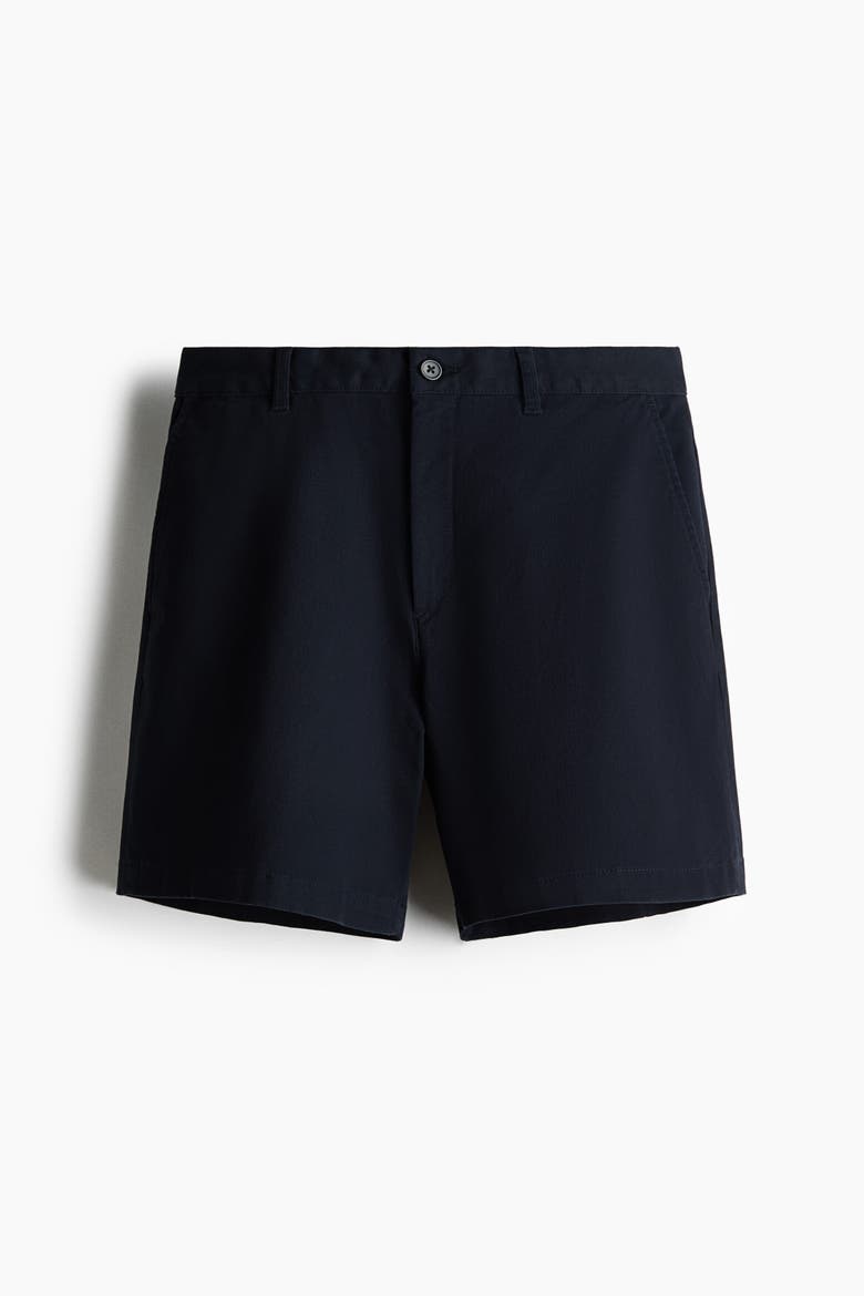 Regular-Fit Cotton Chino Shorts, Alternate, color, Navy blue