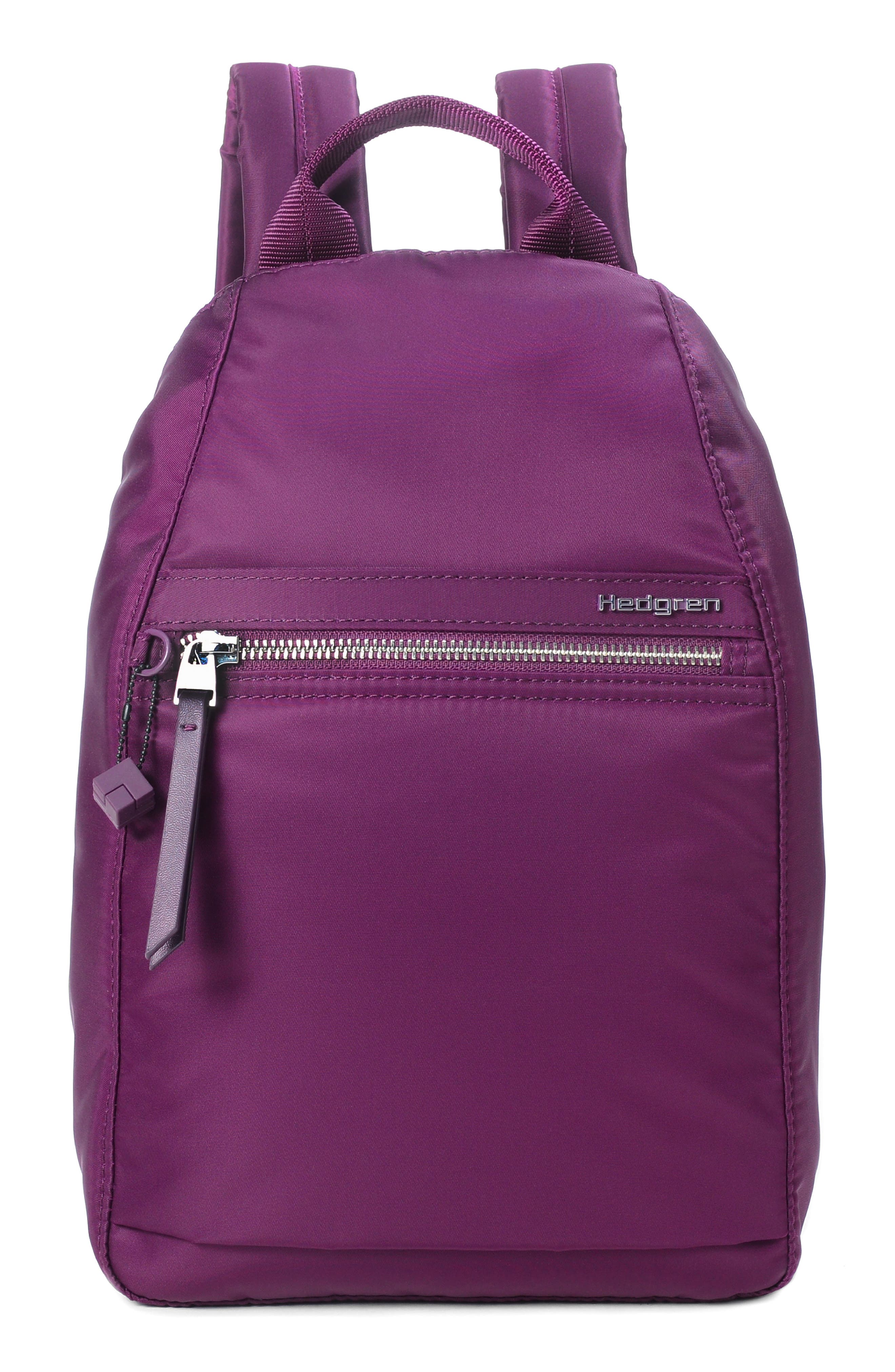 Hedgren Small Vogue Water Repellent RFID Backpack, Main, color, 