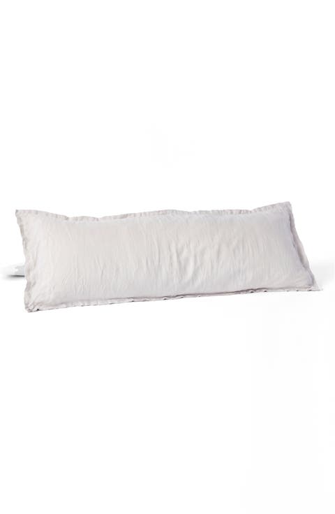 Relaxed Organic Linen Lumbar Pillow Cover