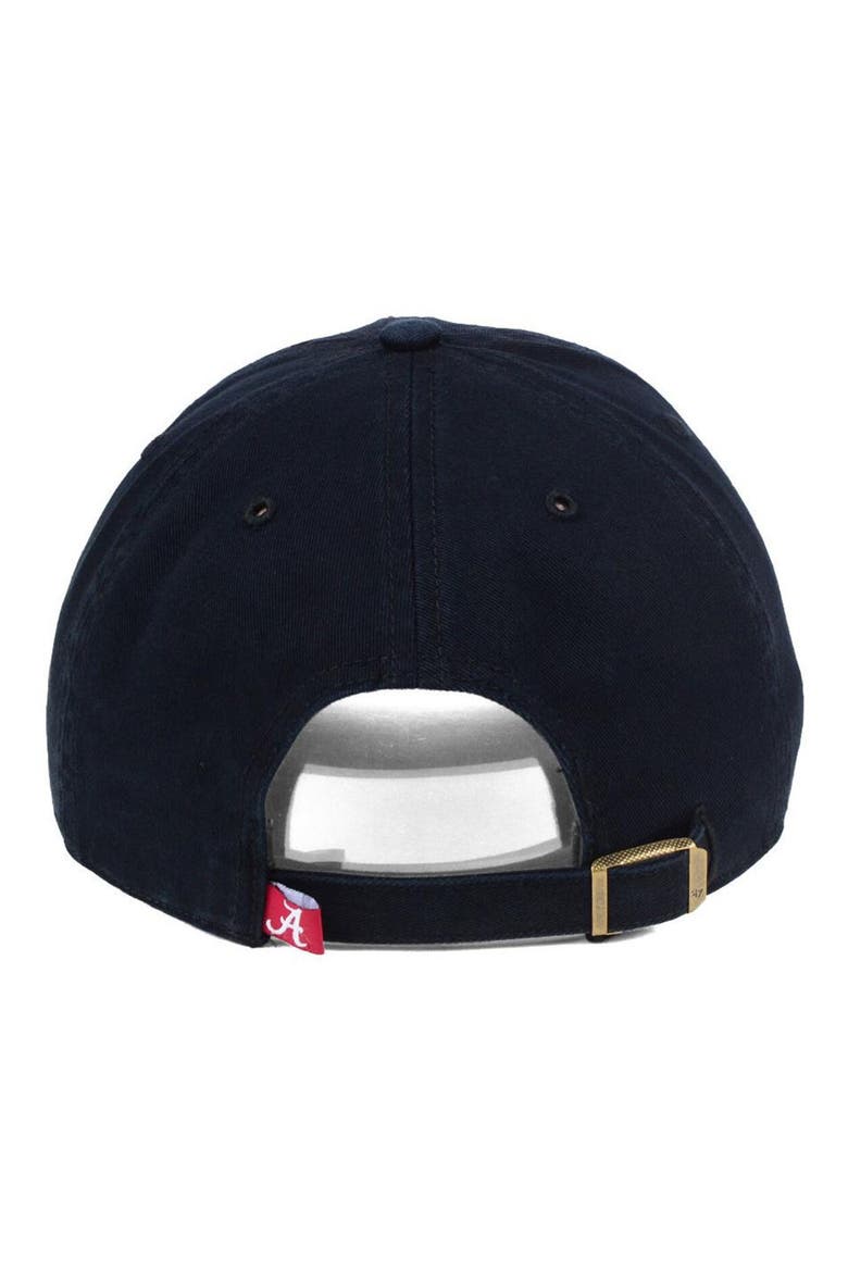 Alabama Crimson Tide '47 Clean Up Adjustable Hat - Black, Alternate, color, BLACK