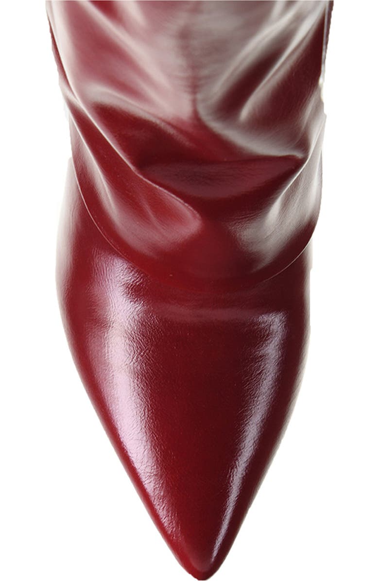 Chinese Laundry Fave Foldover Shaft Pointed Toe Knee High Boot, Alternate, color, Red