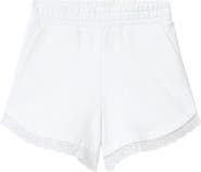 AllSaints Lele Eyelet Trim Cotton Shorts