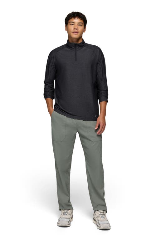 Prana Altitude Tracker Performance Quarter Zip In Black
