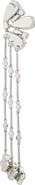 Rabanne Crystal Linear Drop Earrings