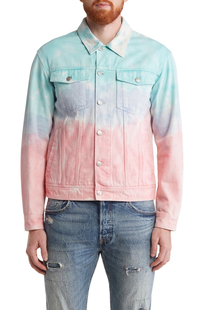 Ed Hardy Beautiful Ghost Trucker Jacket, Alternate, color,