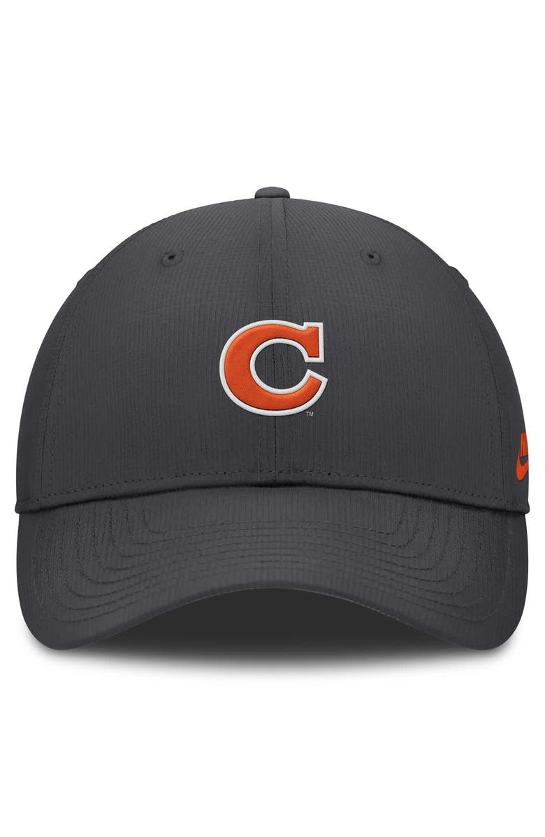Nike Men's Nike Charcoal Clemson Tigers Core Rise Vault Performance Adjustable Hat, Alternate, color, 
