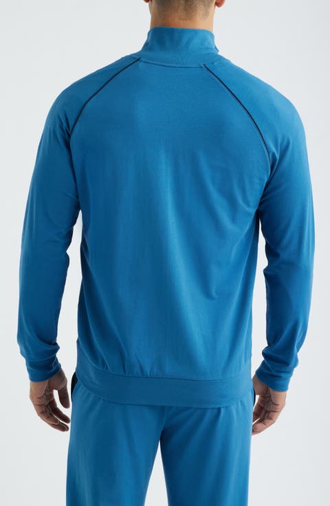 Mix Match Stretch Cotton Zip Jacket