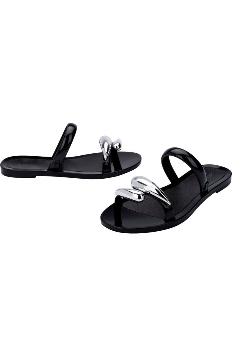 Melissa Eden Slide Sandal, Alternate, color, Black