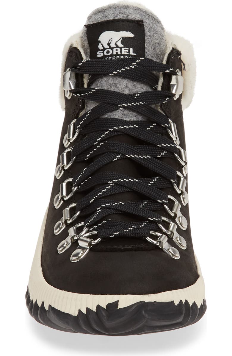 SOREL Out 'N About<sup>™</sup> Conquest Waterproof Bootie with Faux Fur Trim, Alternate, color,