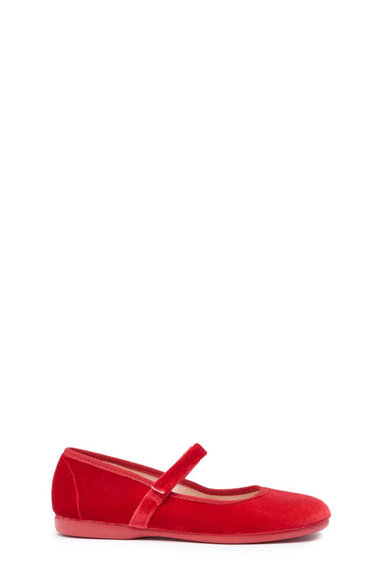 Kids' Cassie Mary Jane Flat, Alternate, color, RED
