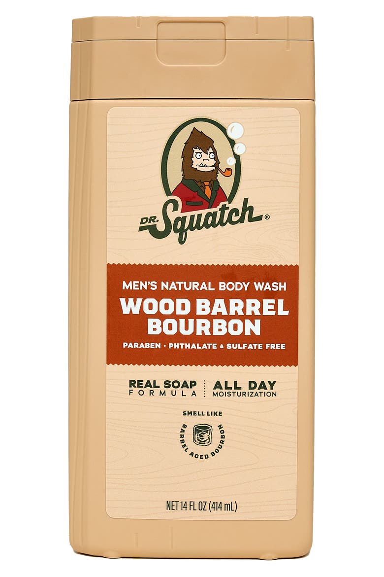 Wood Barrel Bourbon Body Wash, Main, color, NO COLOR