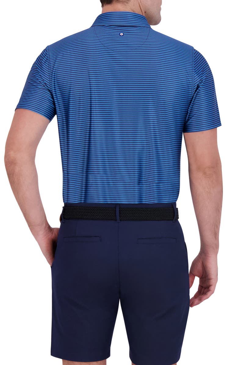 Ben Sherman Stripe Tech Jersey Polo, Alternate, color, Royal Blue