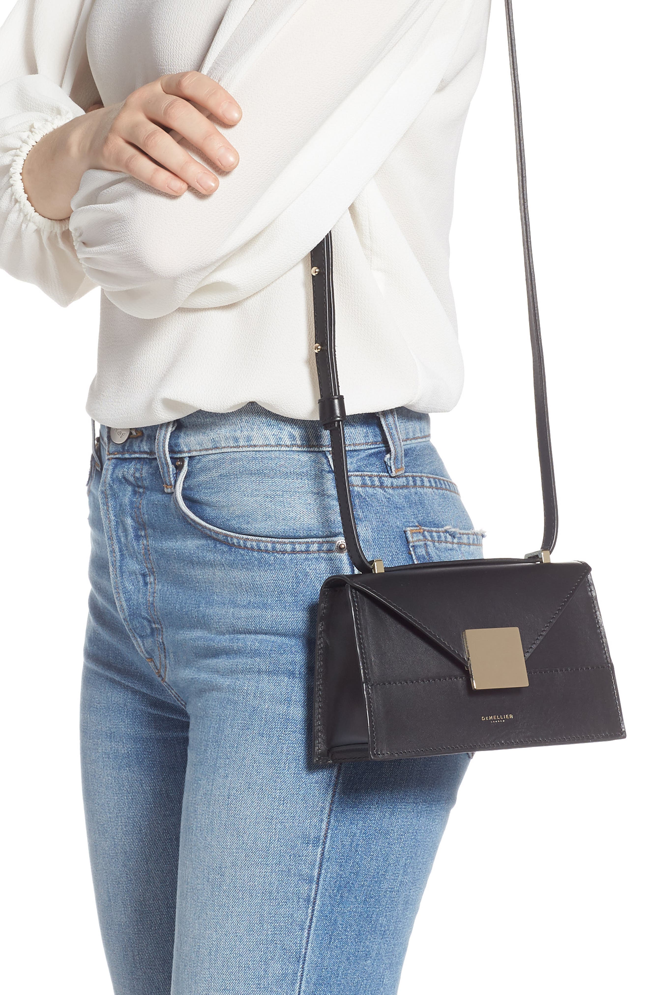 DeMellier Mini Copenhagen Leather Crossbody Bag, Alternate, color, 