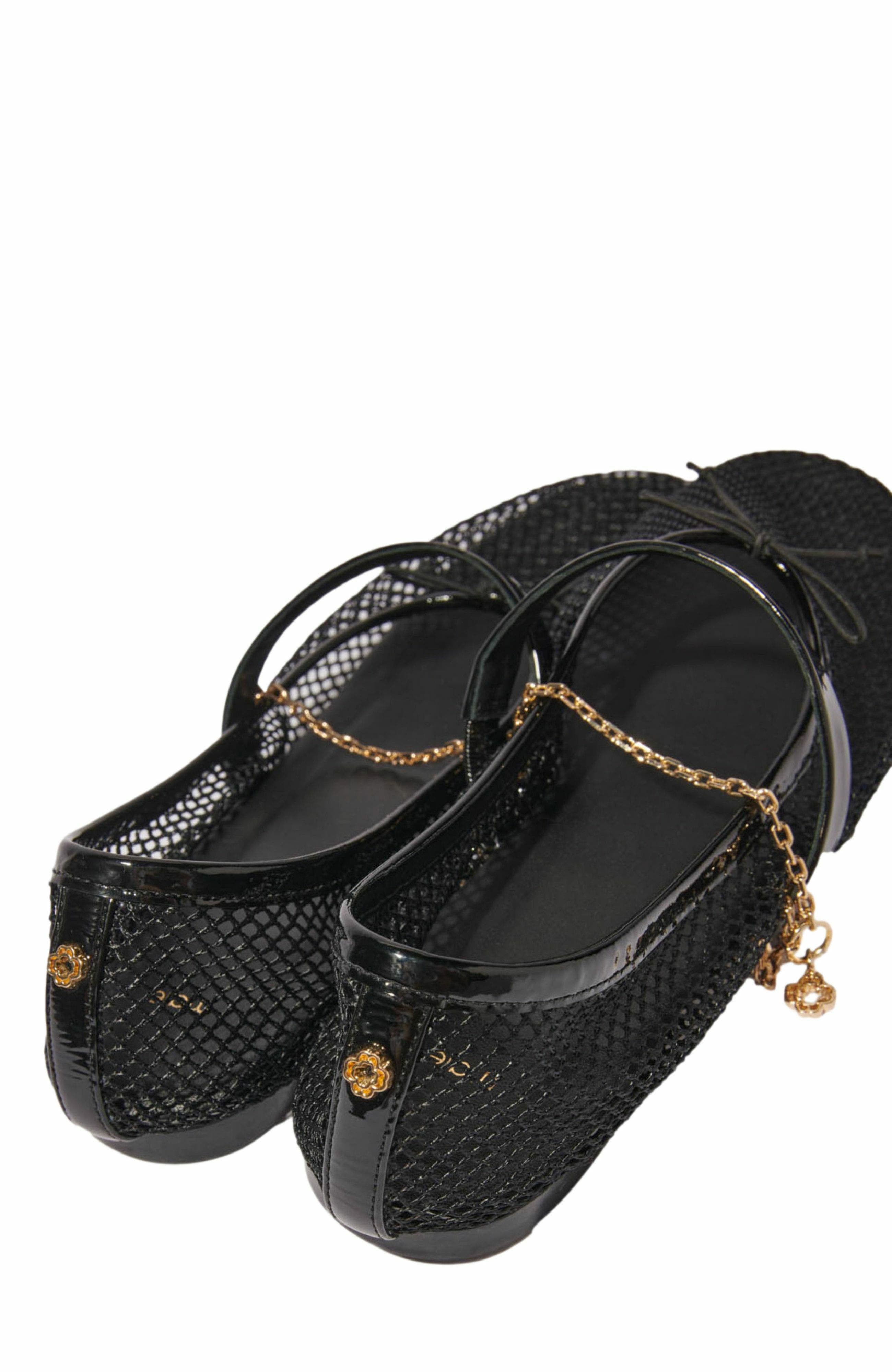 maje Mesh ballet flats, Alternate, color, 