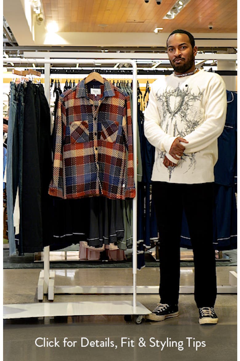 Whiting Oversize Pike Check Button-Up Shirt Jacket video