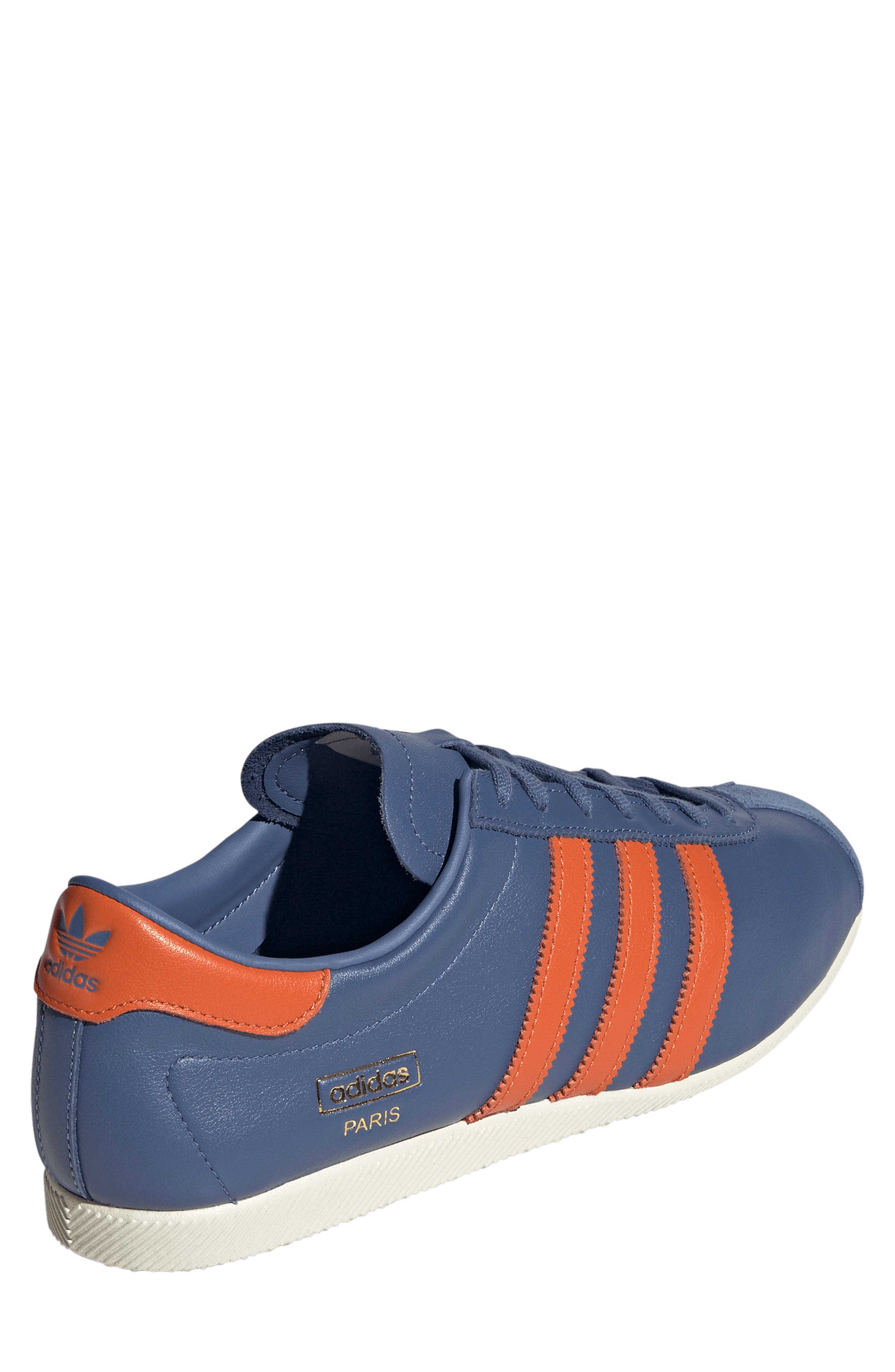 Gender Inclusive Paris Sneaker, Alternate, color, CREW BLUE/ ORANGE/ WHITE