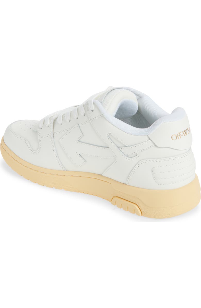 Off-White Out Of Office Calf Leather Sneaker, Alternate, color, White