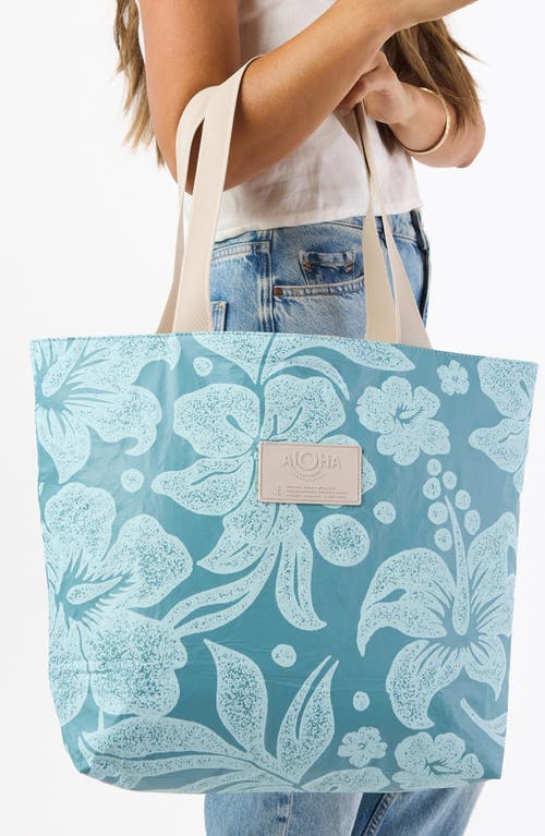 Aloha Collection Day Tripper Breezy Water Resistant Tyvek® Tote In Blue