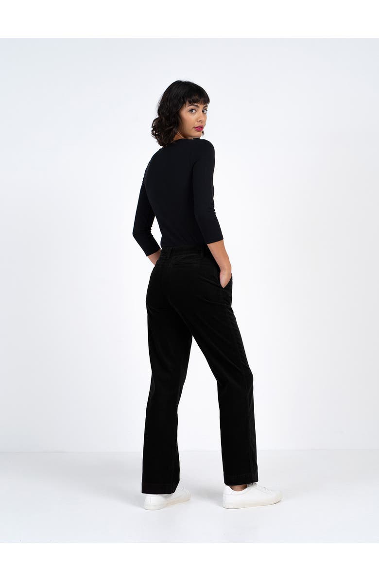 Kettlewell Jamie Cord Straight Pants, Alternate, color, Black