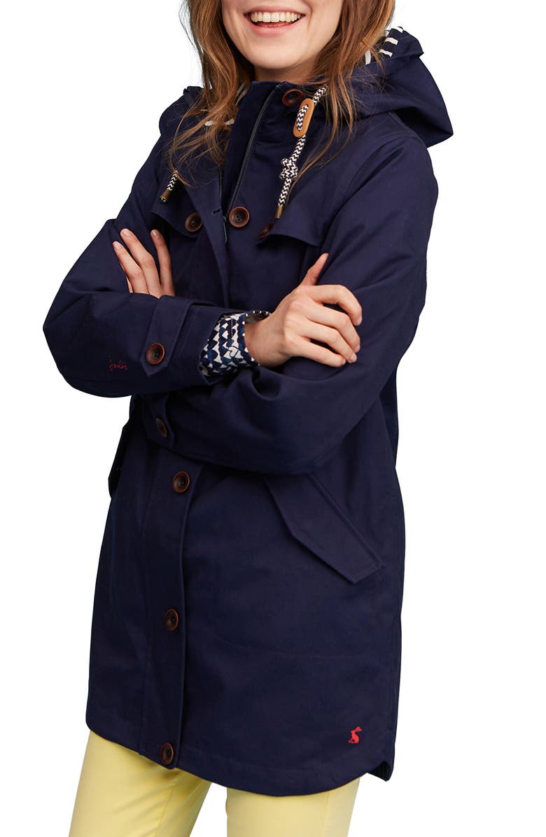 Joules Right as Rain Waterproof Hooded Jacket, Main, color,
