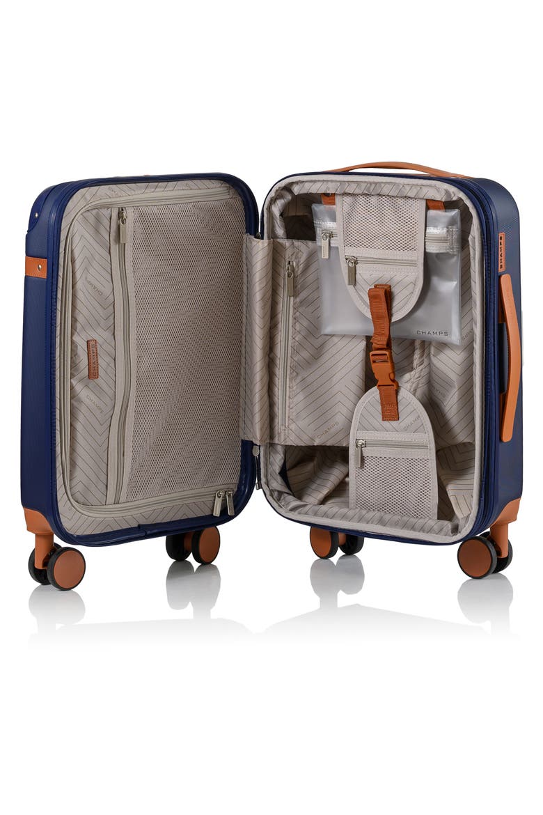 Vintage Carry-On Hardside Spinner, Alternate, color, NAVY