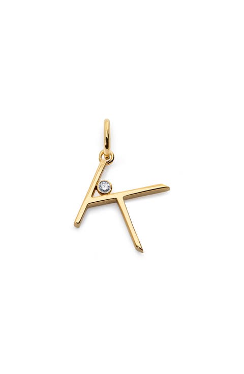 Lab Grown Diamond Initial Pendant