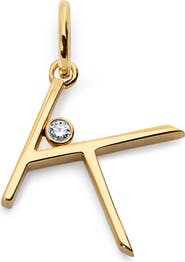 Monica Vinader Lab Grown Diamond Initial Pendant (Online Trunk Show)