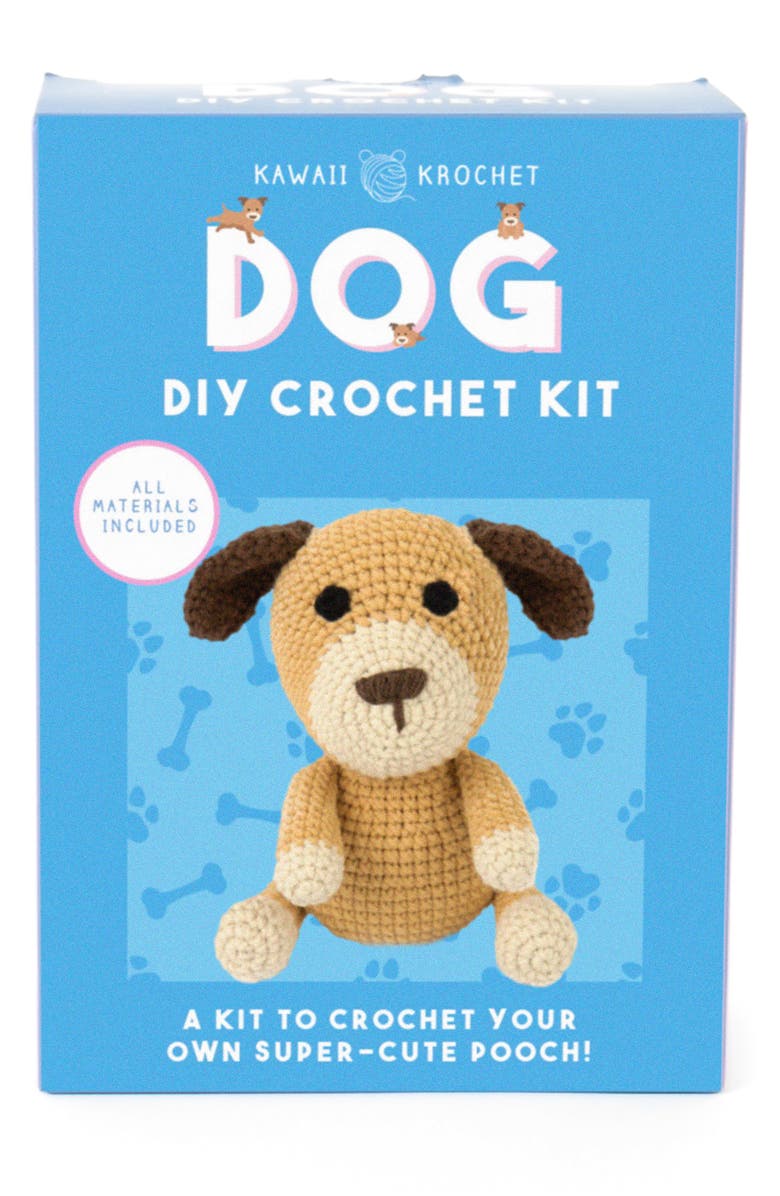GIFT REPUBLIC Dog DIY Crochet Kit, Main, color, Assorted