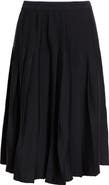Thom Browne Pleated Wool & Silk Midi Sweater Skirt