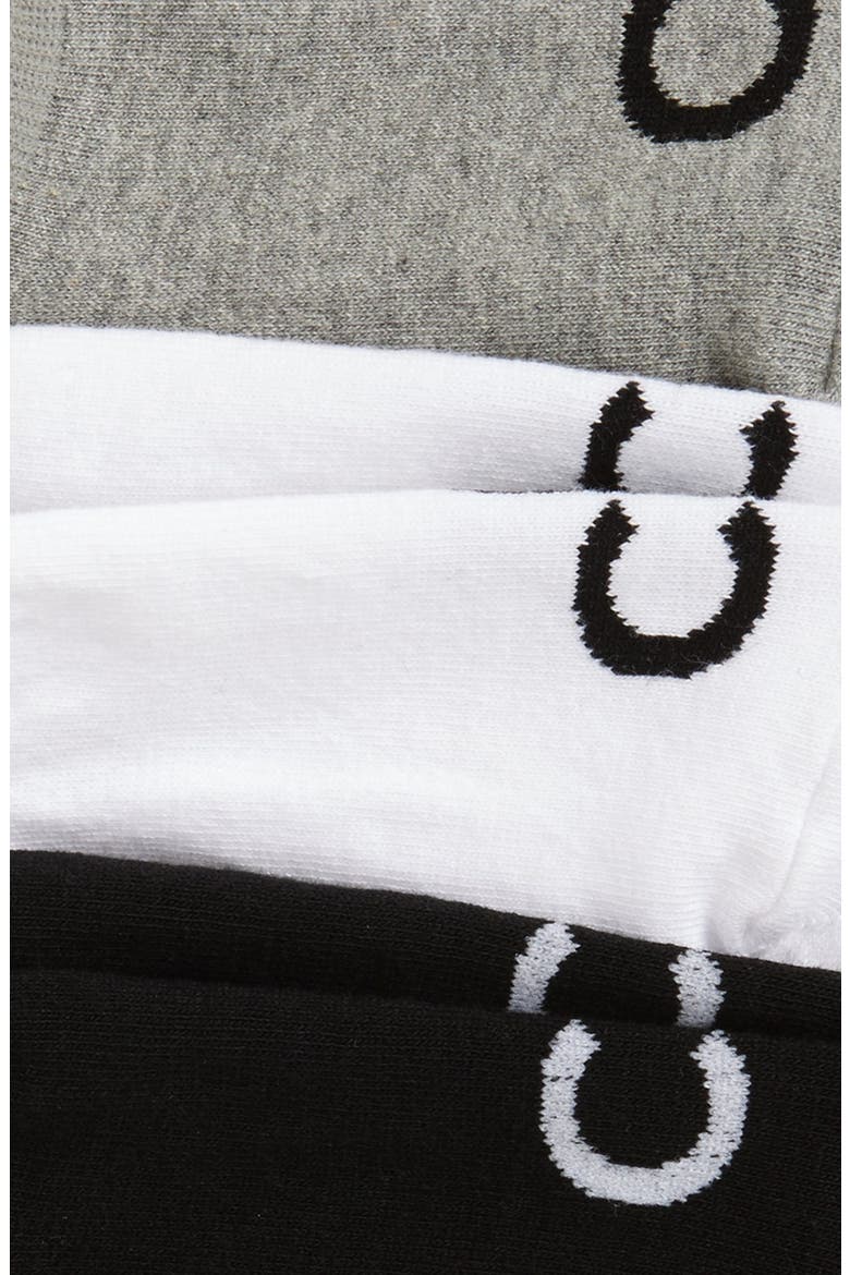 3-Pack No-Show Socks, Alternate, color, GREY/ WHITE/ BLACK
