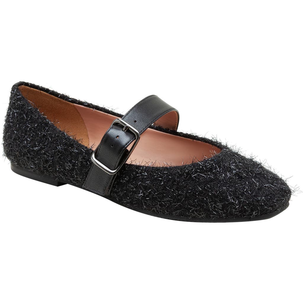 Linea Paolo Mika Mary Jane Flat in Black